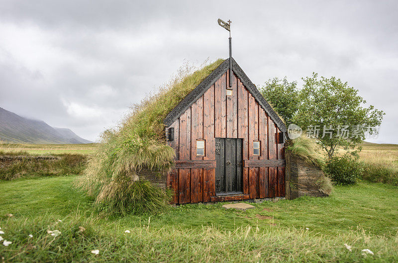 Grafarkirkja, Turf Church，冰岛